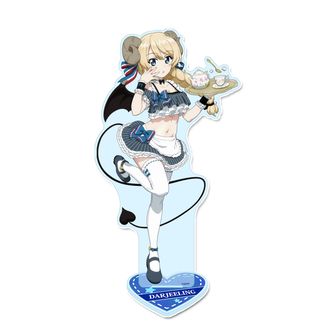 ガールズ＆パンツァー_ミニアクリル置時計【島田愛里寿&ボコB】不思議