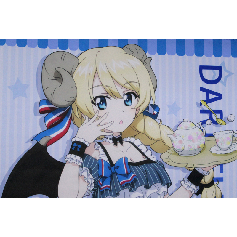 ガールズ＆パンツァー ダージリン/こみっくトレジャー限定 Wスエードタペストリー Amazon | きゃらスリーブコレクション ガールズ&パンツァー