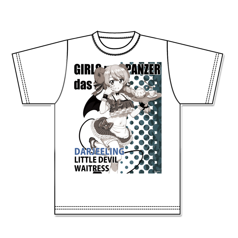 ガールズ&パンツァー 最終章_描き下ろしグラフィックTシャツ【ダージリン】小悪魔ウエイトレス