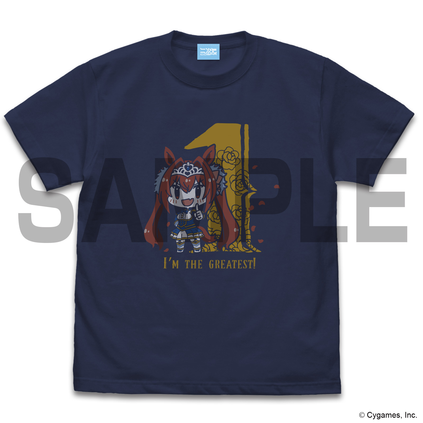 ウマ娘 プリティーダービー_Sサイズ_ダイワスカーレットの私が一番! Tシャツ/INDIGO-