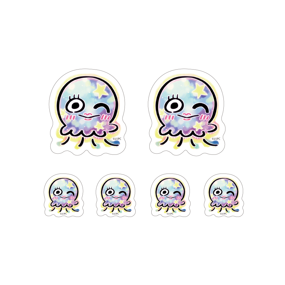 夜のクラゲは泳げない_JELEE ミニステッカーセット
