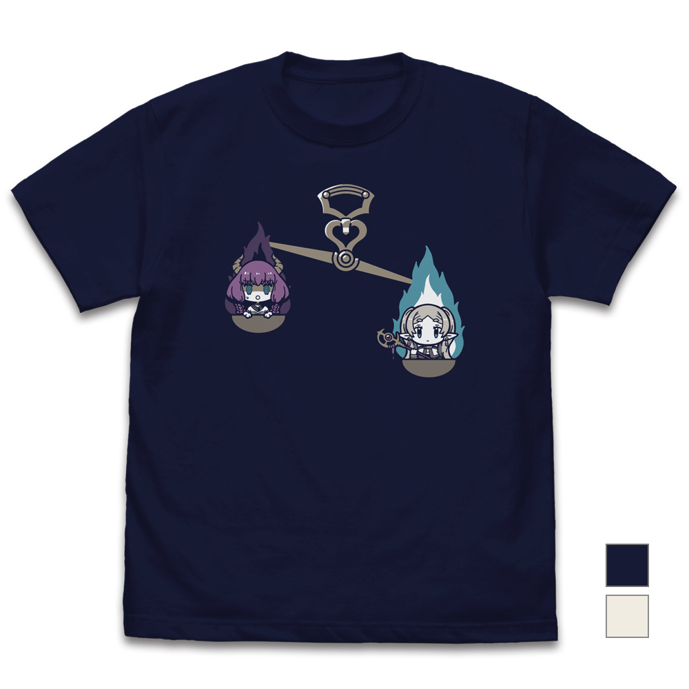 葬送のフリーレン_Mサイズ_服従の天秤 Tシャツ/NAVY