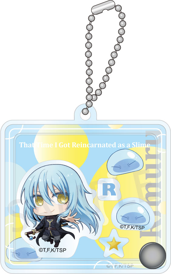 転生したらスライムだった件_ちゃいキャラぷらす　シャカシャカアクリルキーチェーン　リムル