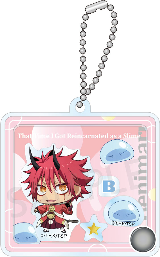 転生したらスライムだった件_ちゃいキャラぷらす　シャカシャカアクリルキーチェーン　ベニマル