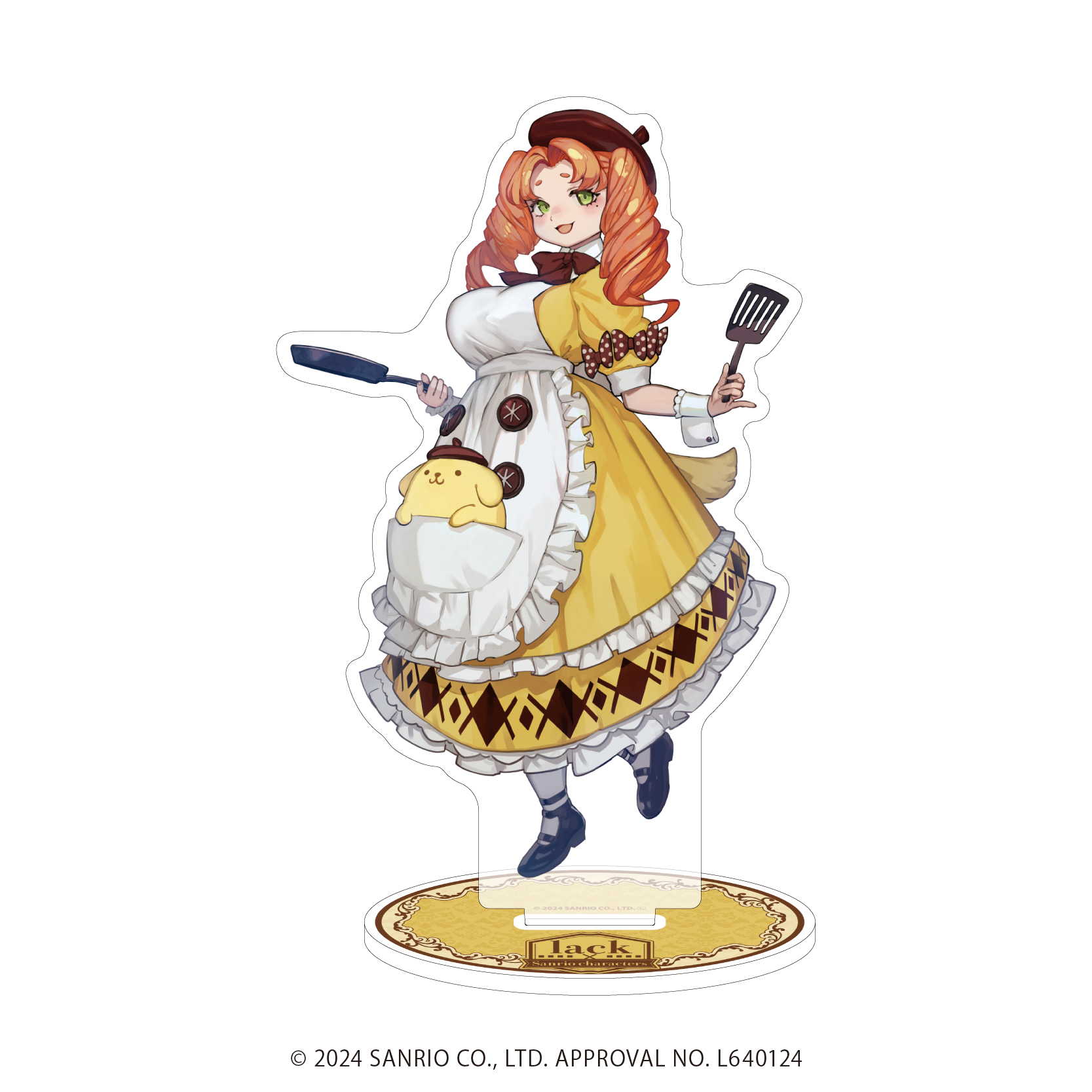 カゲマス　サンリオ　ポムポムプリン　コラボ　アクリルスタンド lack×サンリオキャラクターズ_アクリルスタンド03/ポムポム