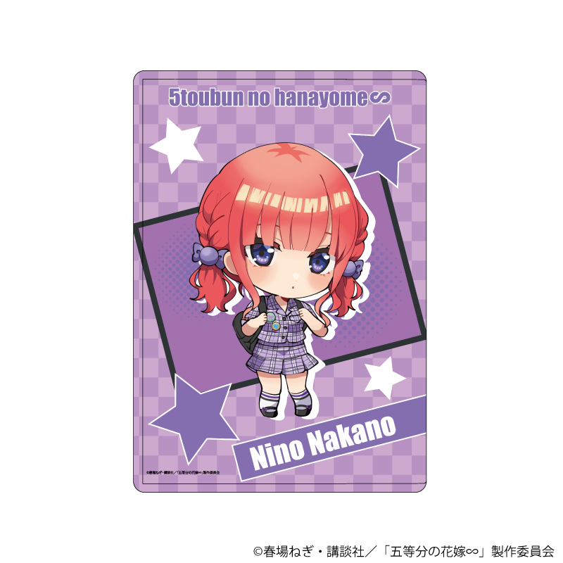 五等分の花嫁∽_キャラクリアケース04/二乃 アメリカンポップver.(ミニキャライラスト)