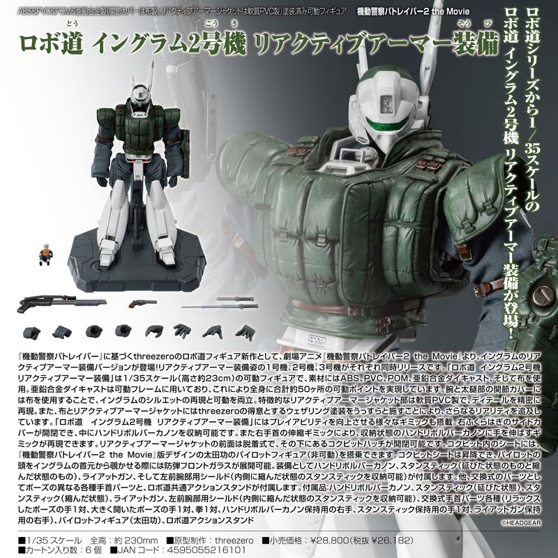 機動警察パトレイバー2 the Movie_ロボ道 イングラム2号機 リ