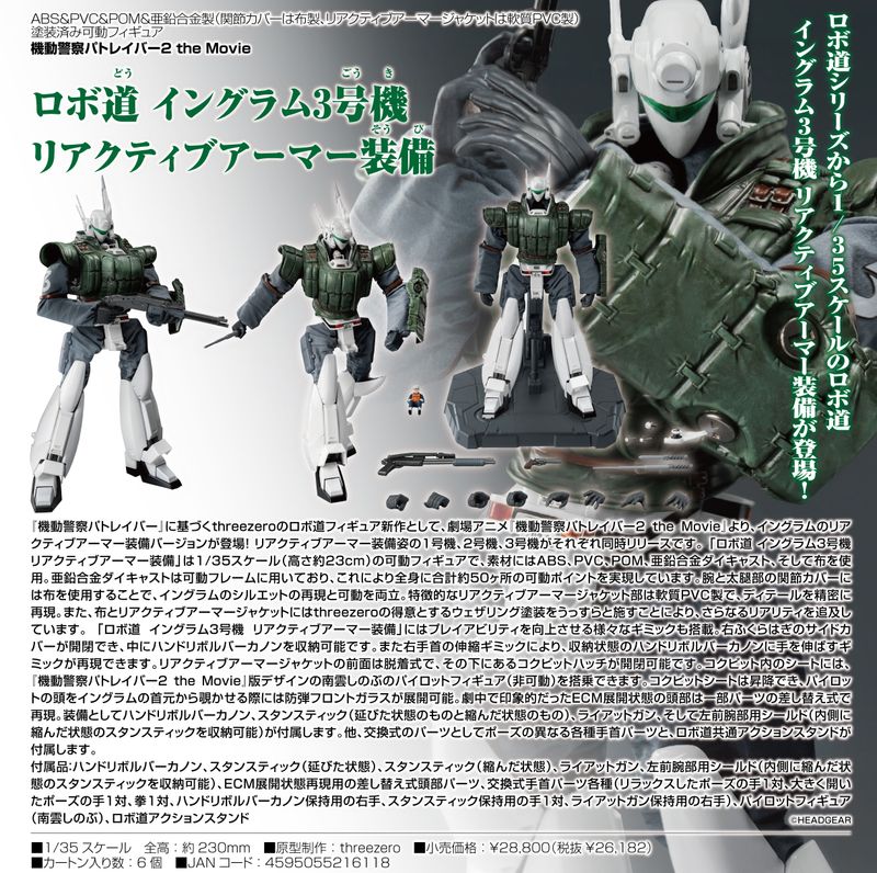 機動警察パトレイバー2 the Movie_ロボ道 イングラム3号機 リ