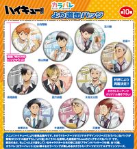 ハイキュー!!_カラパレ より道 缶バッジ【BOX／10個入り