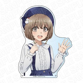 青ブタひまわりと白いワンピースver.トレーティングアクリルキーホルダー全12種 青ブタ 描き下ろし“ひまわりと白いワンピース Ver.”グッズ 7月発売!