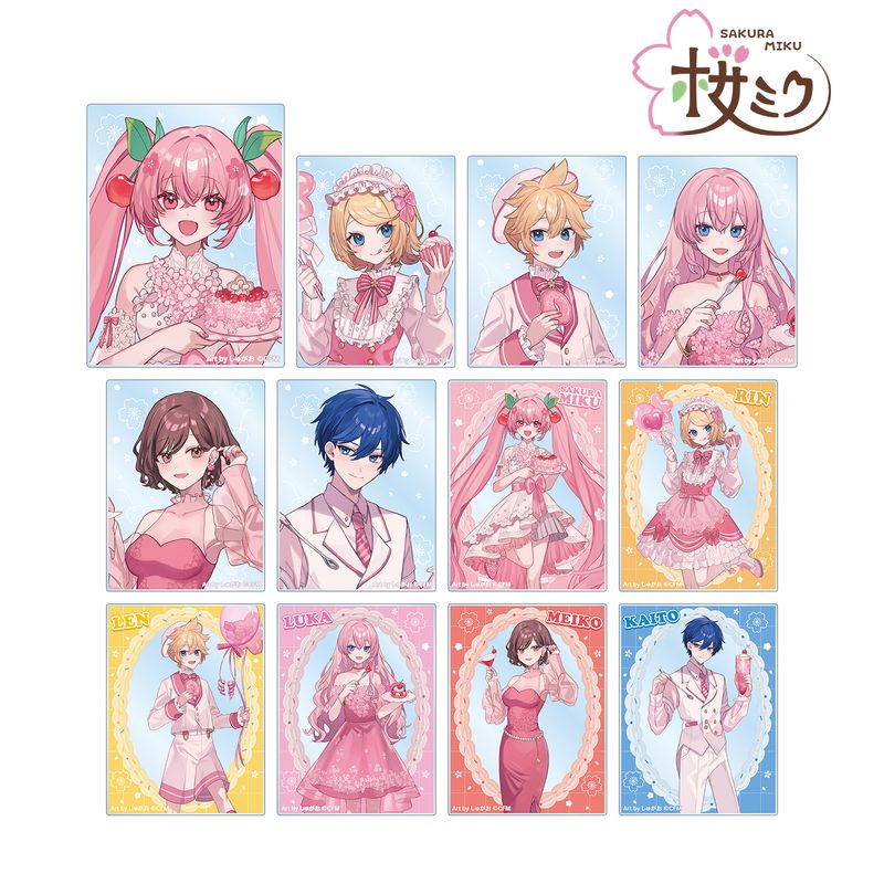桜ミク_描き下ろし 桜パーティーver. Art by しゅがお トレーディング