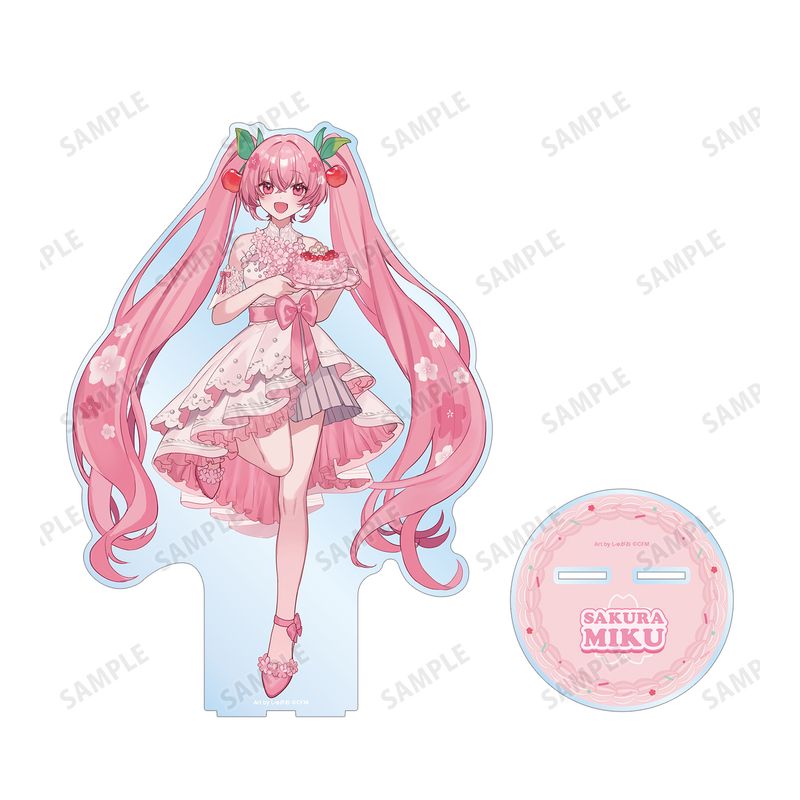 桜ミク_描き下ろし 桜ミク 桜パーティーver. Art by しゅがお 特大