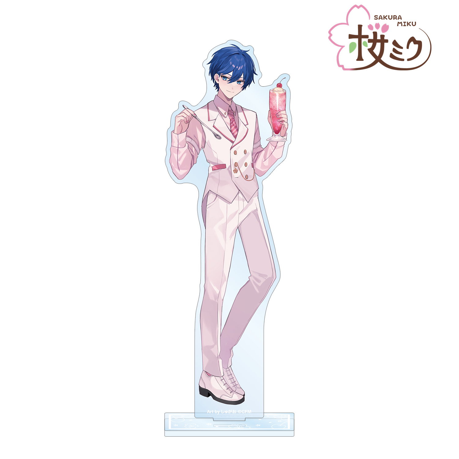桜ミク_描き下ろし KAITO 桜パーティーver. Art by しゅがお BIG