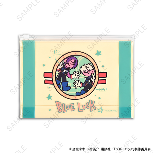 ブルーロック ブルロ_水沢石鹸コラボ　ガゼットスライダーポーチ（宇宙の船窓から）