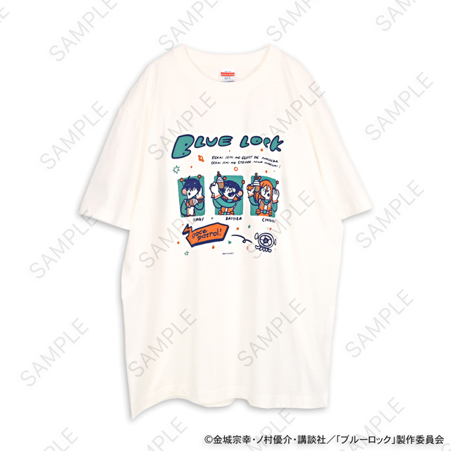 ブルーロック_水沢石鹸コラボ ビッグTシャツ（サッカーボール星人を