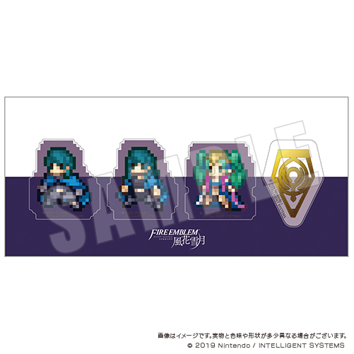 ファイアーエムブレム 風花雪月_クリアクリップ4個セット ベレト、ベレス、ソティス