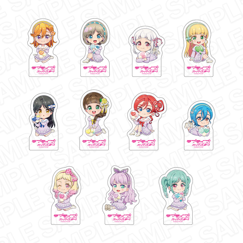ラブライブ!スーパースター!!_アクリルブロック ホワイトデー2024 デフォルメ ver　【OPP／11個入り】【コンプリートBOX】