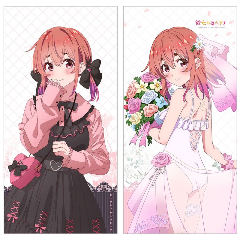 彼女お借りします　桜沢墨　ウェディング水着　遮光有りカーテン 彼女、お借りします]描き下ろしB2タペストリー（桜沢墨／ウエディング