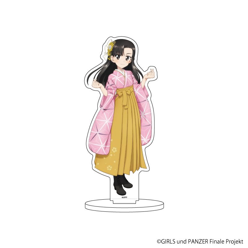 ガールズ＆パンツァー 最終章_アクリルスタンド16/袴ver. 西絹代(描き
