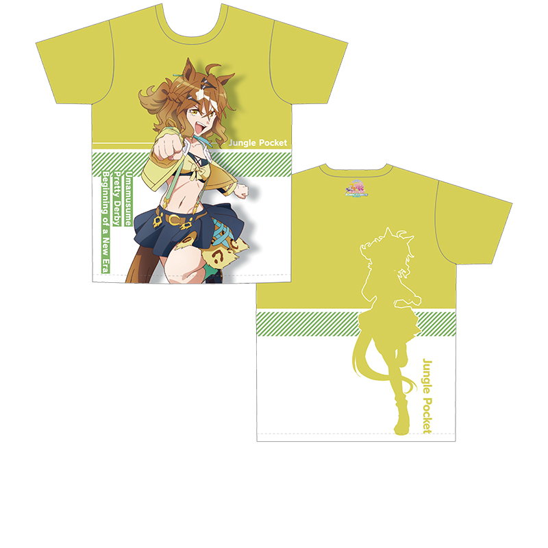 劇場版 ウマ娘 プリティーダービー 新時代の扉_フルグラフィックTシャツ ジャングルポケット