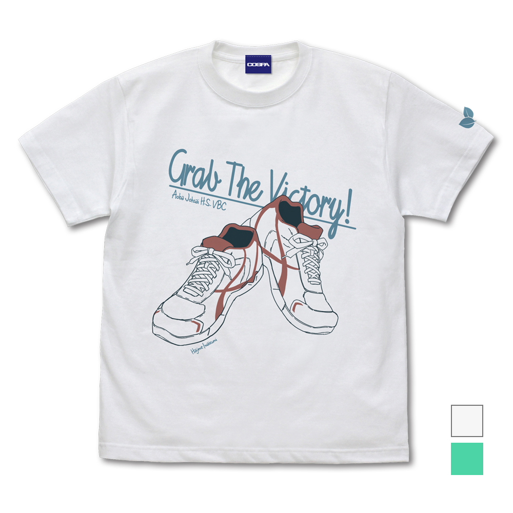 ハイキュー!!_Lサイズ_岩泉一シューズ Tシャツ/WHITE-