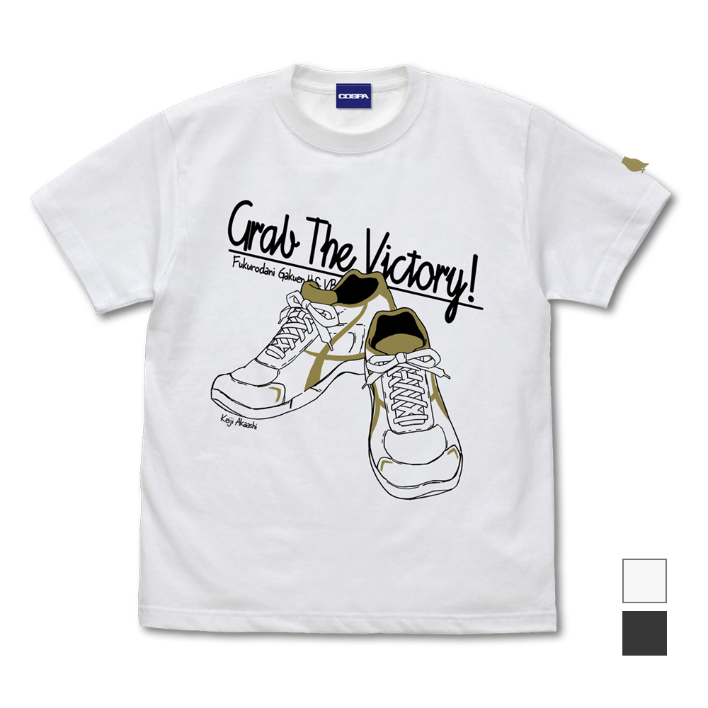 ハイキュー!!_Sサイズ_赤葦京治シューズ Tシャツ/WHITE-
