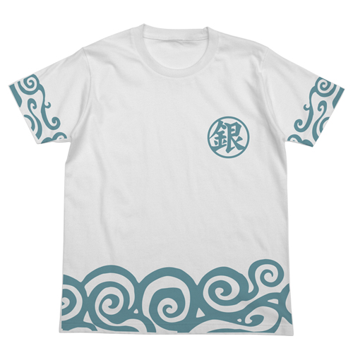銀魂_Sサイズ_リニューアル銀時着物柄Tシャツ/WHITE