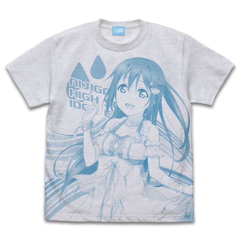 ラブライブ！虹ヶ咲学園スクールアイドル同好会_XLサイズ_桜坂しずく オールプリントTシャツ/ASH-