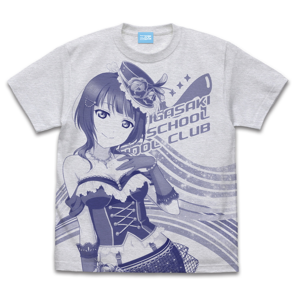ラブライブ！虹ヶ咲学園スクールアイドル同好会_Lサイズ_朝香果林 オールプリントTシャツ/ASH-
