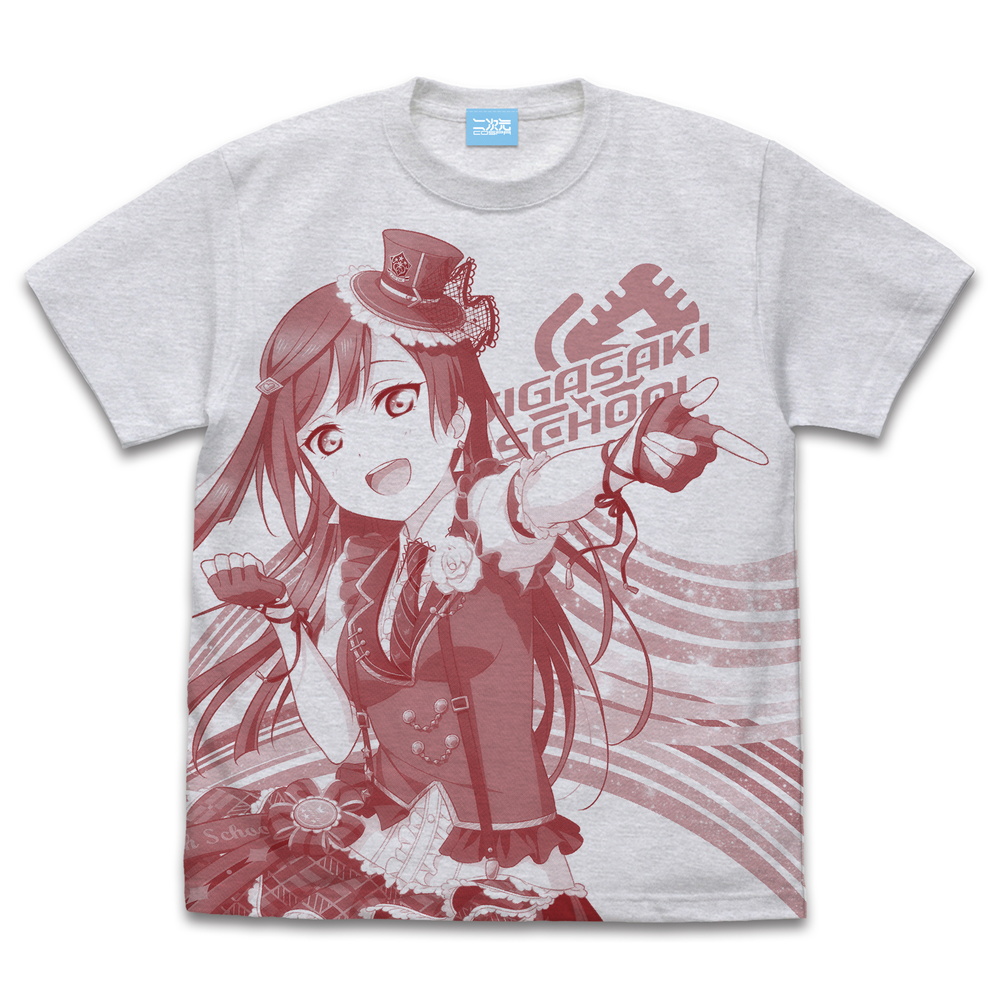 ラブライブ！虹ヶ咲学園スクールアイドル同好会_Mサイズ_優木せつ菜 オールプリントTシャツ/ASH-