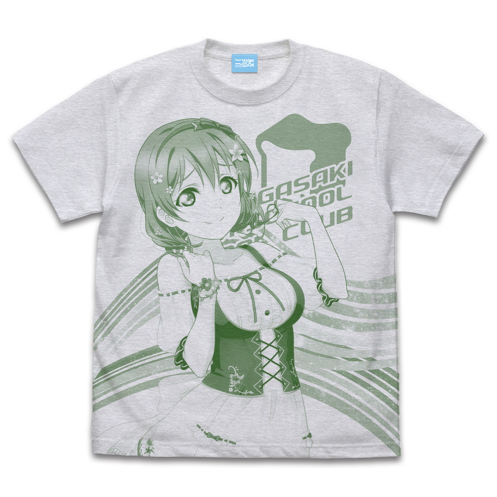 ラブライブ！虹ヶ咲学園スクールアイドル同好会_XLサイズ_エマ・ヴェルデ オールプリントTシャツ/ASH-