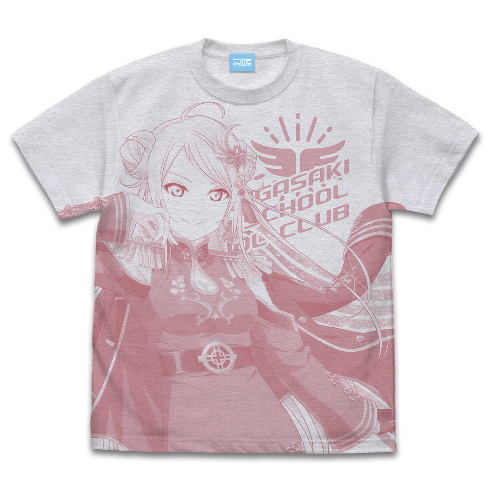 ラブライブ！虹ヶ咲学園スクールアイドル同好会_Lサイズ_鐘 嵐珠 オールプリントTシャツ/ASH-