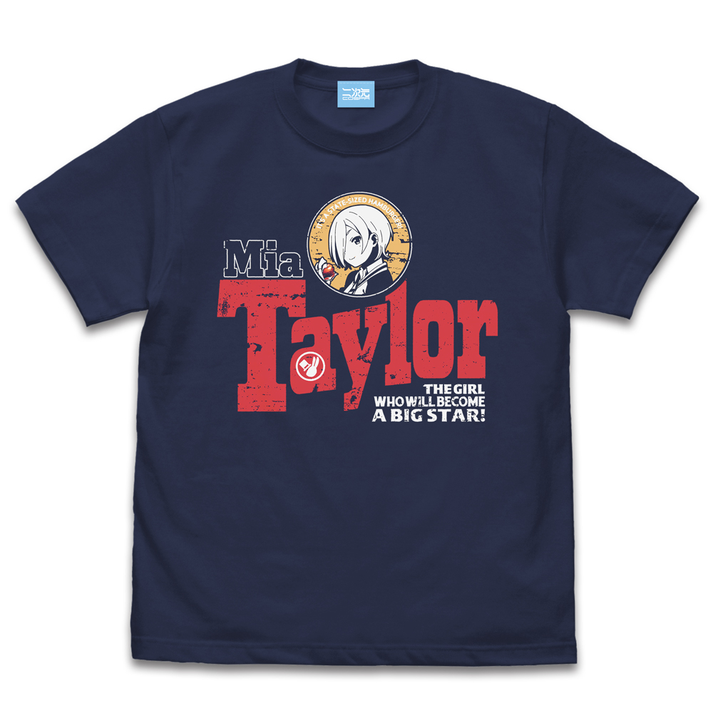 ラブライブ！虹ヶ咲学園スクールアイドル同好会_Mサイズ_ミア・テイラー エモーショナルTシャツ/INDIGO-