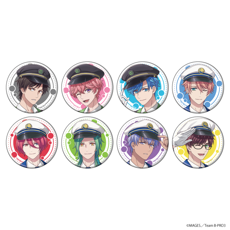 B-PROJECT?熱烈＊ラブコール?_缶バッジ06/駅員ver. BOX02 BOX(全8種)(描き下ろしイラスト)【コンプリートBOX/8個入り】