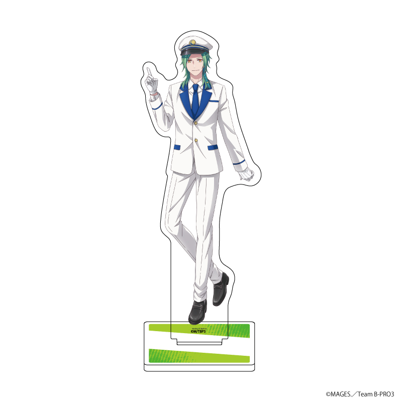 B-PROJECT?熱烈＊ラブコール?_アクリルスタンド08/駅員ver. 王茶利 暉(描き下ろしイラスト)