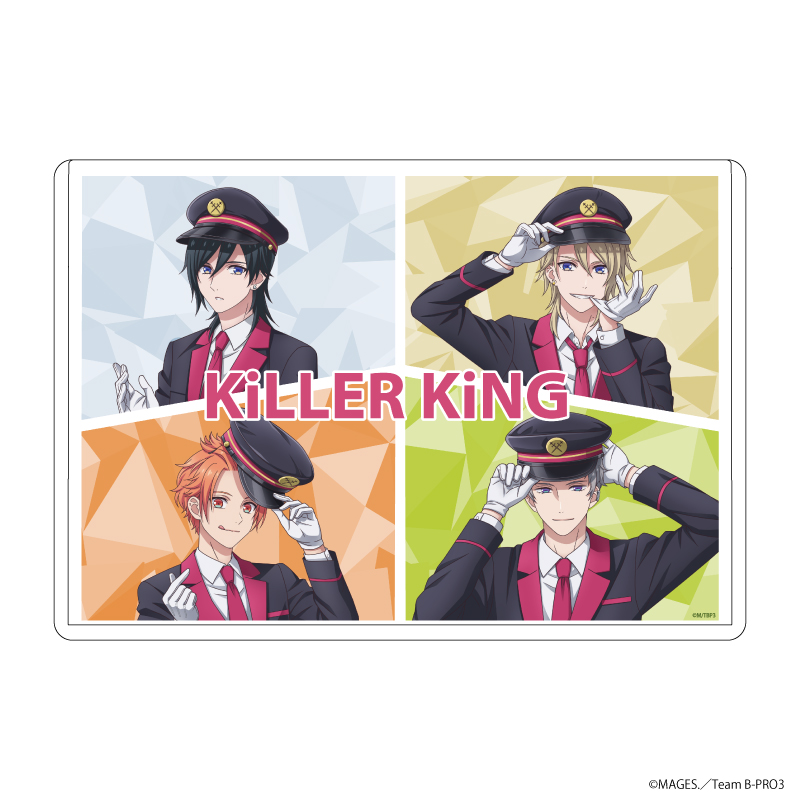 B-PROJECT?熱烈＊ラブコール?_キャラクリアケース08/駅員ver. KiLLER KiNG(描き下ろしイラスト)