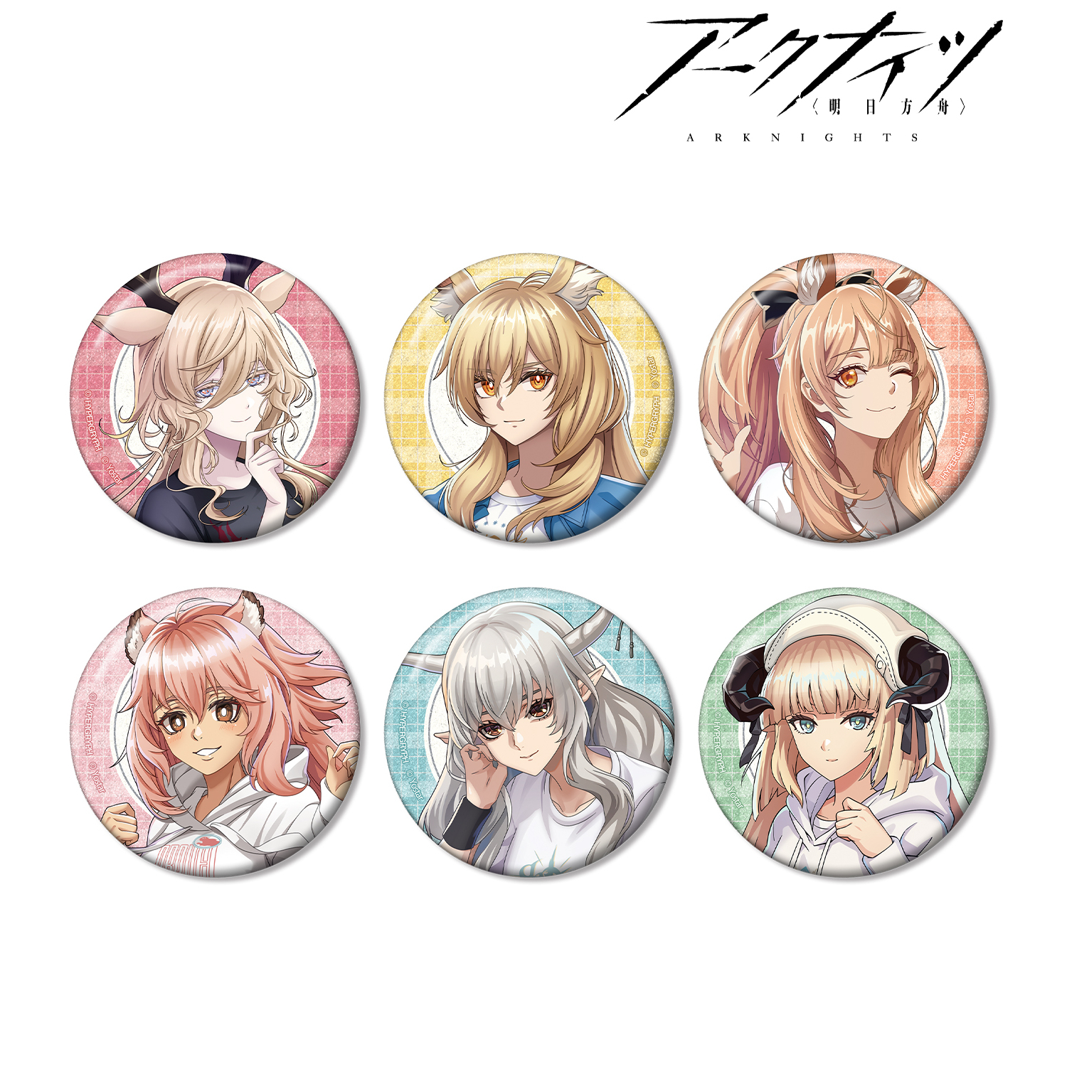 格安saleスタート ボ アークナイツ_描き起こしイラスト ショッピングver ピンズ・ピンバッジ・缶バッジ