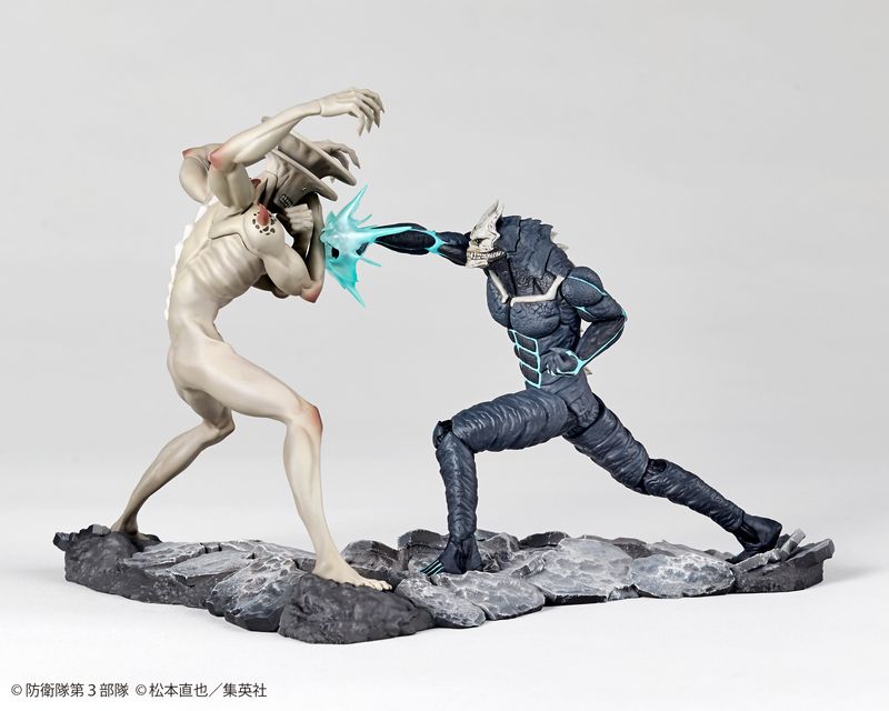 怪獣8号　プライズ　フィギュア　9点セット 怪獣8号_怪獣8号vs怪獣9号 1/18スケールフィギュア | 怪獣8号公式