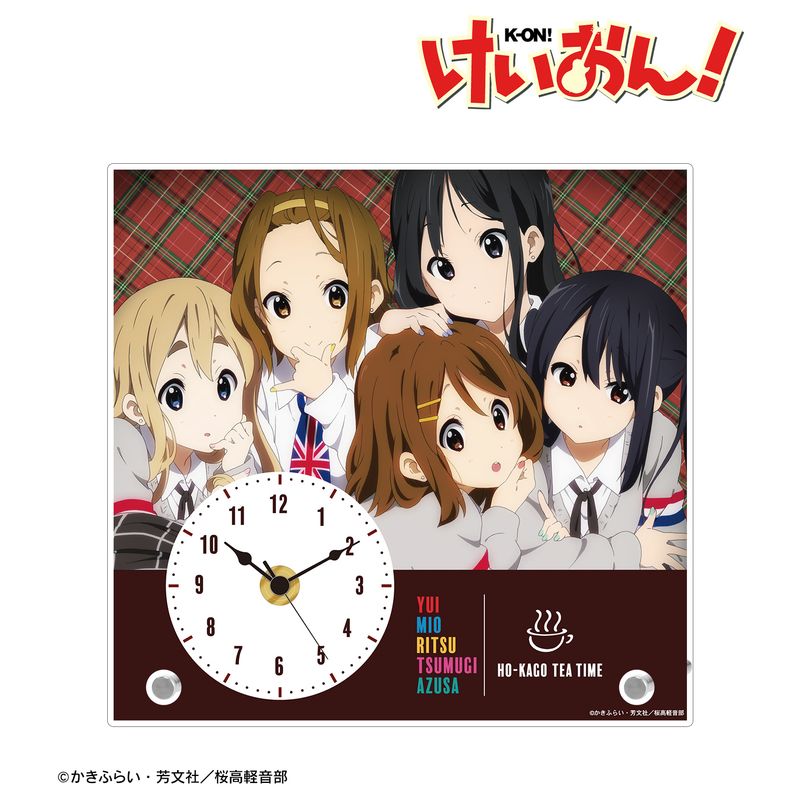 けいおん！_集合 アクリルスタンド時計 ver.B | けいおん！公式グッズ