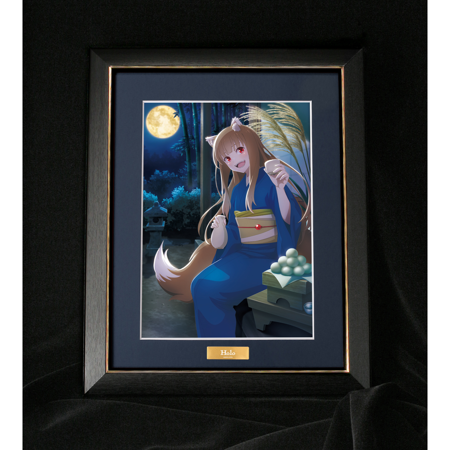 狼と香辛料 MERCHANT MEETS THE WISE WOLF_ホロ 「お月見」ビジュアル