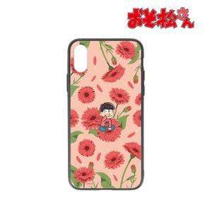 오소마츠씨_(대상 기종/iPhone 13/14)_오소마츠 Botania 둥근 강화 유리 iPhone 케이스