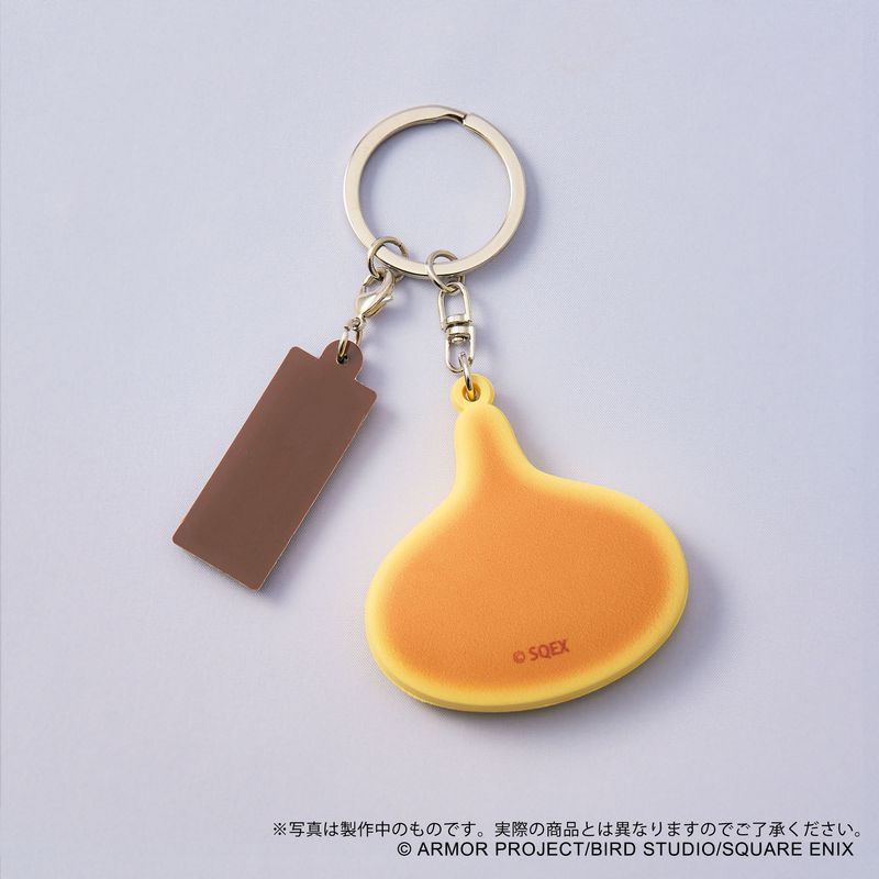 スマイルスライム　レザーキーホルダー　ナチュラル 再販】ドラゴンクエスト_スマイルスライム キーホルダー スライムパン