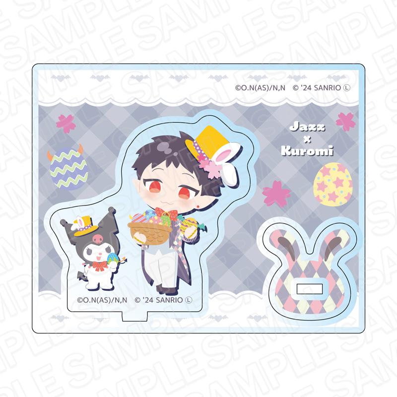 魔入りました！入間くん まいりました入間くん 魔入間×サンリオキャラクターズ_アクリルスタンド アンドロ・M・ジャズ×クロミ Easter ver.