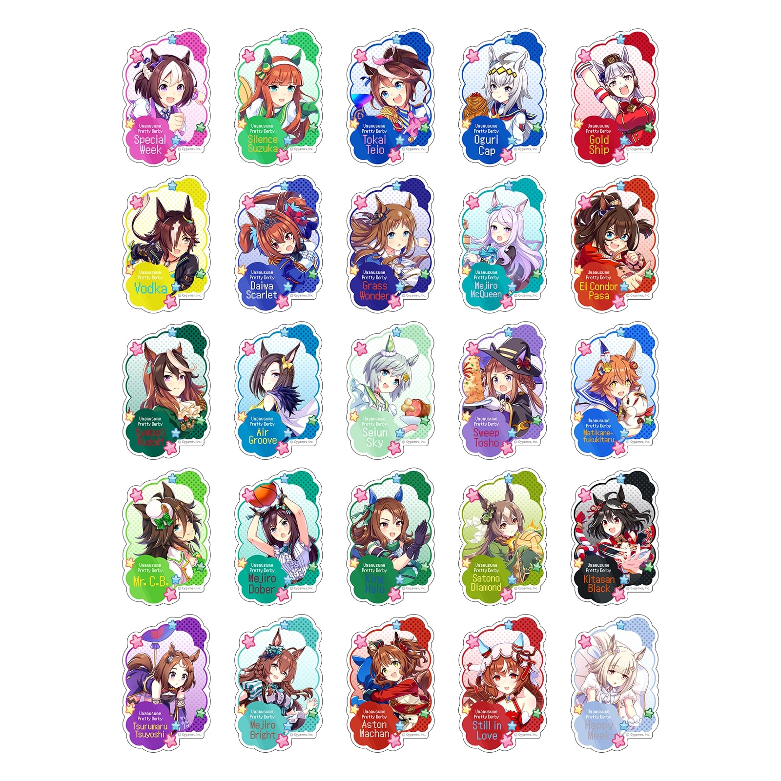 ウマ娘 プリティーダービー_ダイカットステッカー／スティルインラブ