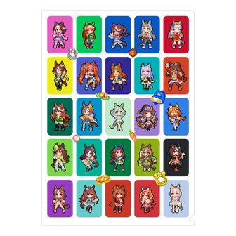 ウマ娘 シングレ ディクタストライカ グリッター缶バッジ アニメ『ウマ