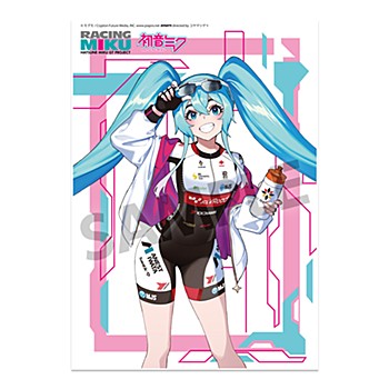 初音ミク_レーシングミク 2024 JCL TEAM UKYO 応援Ver. ビジュアルアクリルプレート