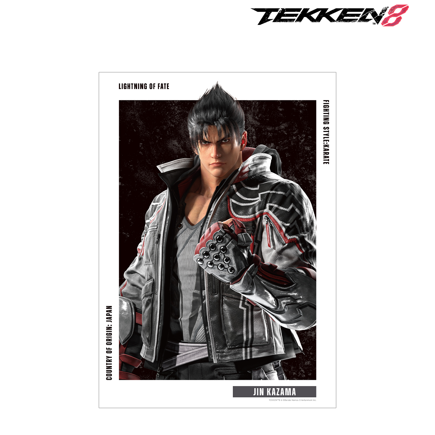 TEKKEN 8_風間 仁 A3マット加工ポスター