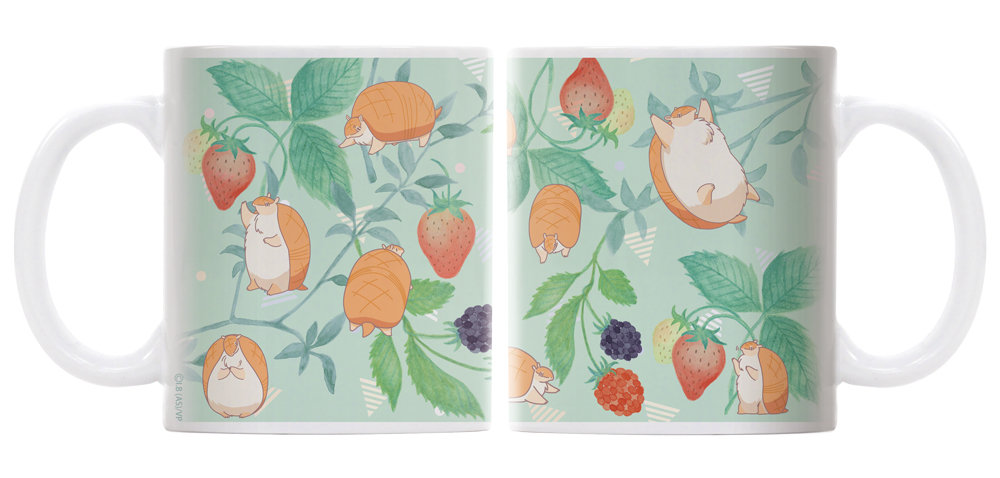 吸血鬼すぐ死ぬ ジョンと木の実 フルカラーマグカップ