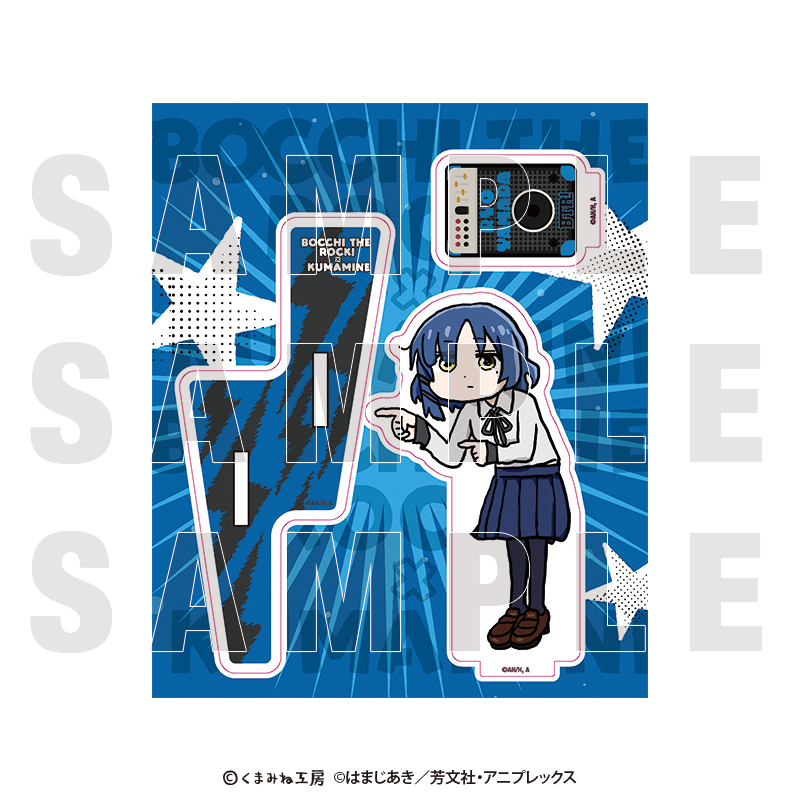 ぼっち　ざ　ろっく⭐️密着バンド⭐️後藤ひとり　山田リョウ⭐️アクリルスタンド アクリルスタンド2種セットA(後藤ひとり・山田リョウ)【ローソン