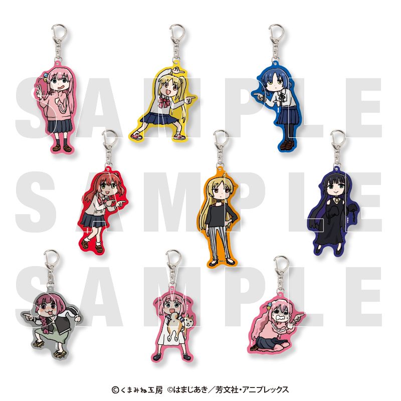 ぼっち・ざ・ろっく！×くまみね_トレーディングアクリルキーホルダー